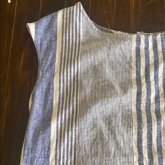 Workshop Republic Clothing Striped Sleeveless Top. Size XS Buttons in back - Picture 3 of 10
